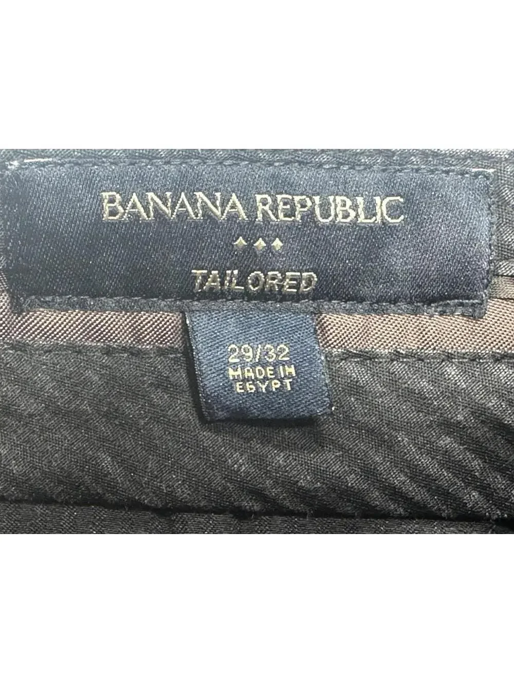 Banana Republic Tailored Flat Dress Pants Brown Mens 29/32